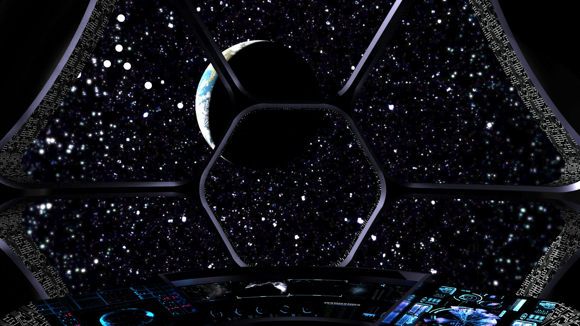 Spaceship Cockpit